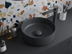 Донный клапан для раковины графит Iddis