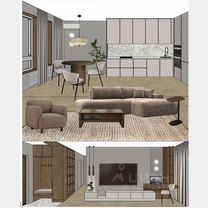 4-к. квартира, 83 м², 7/32 эт.